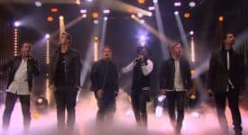 Backstreet Boys - Beeld: Screenshot YouTube / The Late Late Night Show with James Corden