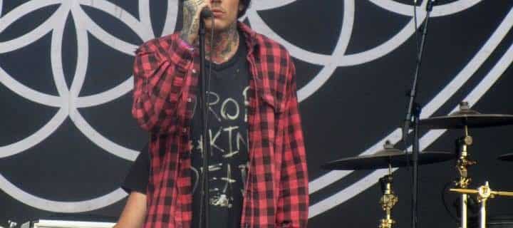 Bring Me The Horizon (Frontman Oliver Sykes) - Foto: Kartien Luinenburg (Redactie ArtiestenNieuws)