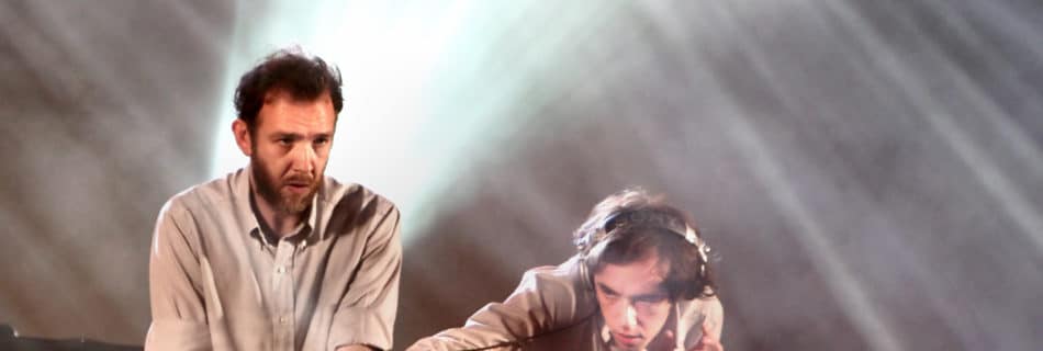 Stephen and David Dewaele (Soulwax) - Fotocredits Bertrand (Wikimedia Commons)