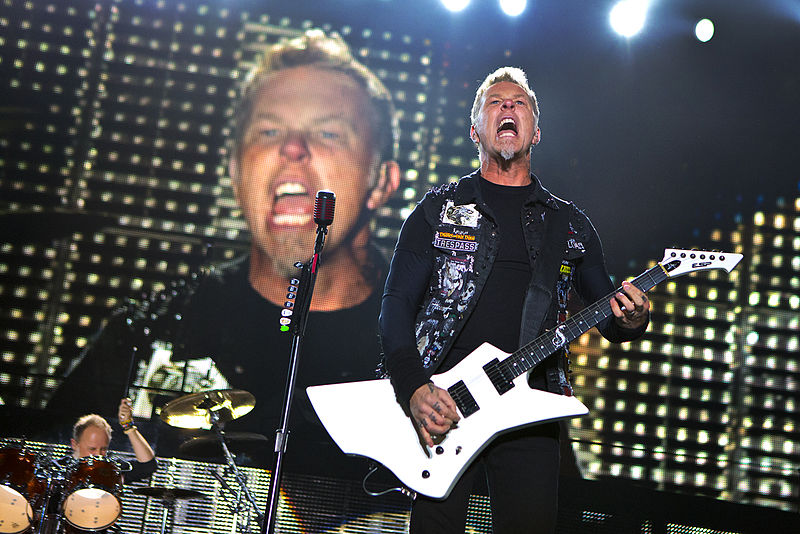 James Hetfield (Metallica) - Foto Nicolas T Broussard (wikimedia Commons)