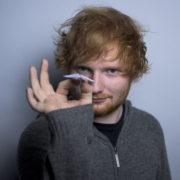 Ed Sheeran poses for a portrait in promotion of his full-length concert feature, "Ed Sheeran: Jumpers for Goalposts" on Friday, Oct. 16, 2015, in New York. (Photo by Drew Gurian/Invision/AP)