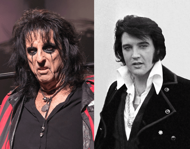 Alice Cooper richtte geladen pistool op Elvis Presley