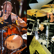 Lars Ulrich (Metallica) en Phil Rudd (AC/DC) -Eigen creatie