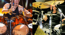 Lars Ulrich (Metallica) en Phil Rudd (AC/DC) -Eigen creatie