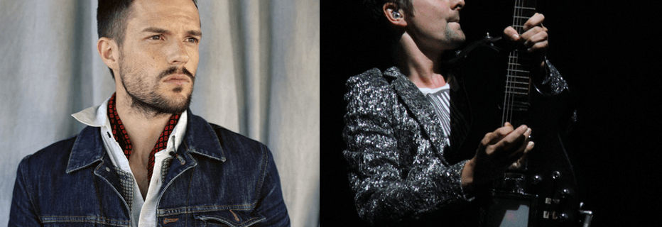 The Killers en Muse - Foto eigen creatie, origineel van Lucy Hamblin en Danisabella (Wikimedia en Flickr)
