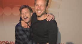 Diggy Dex en JW Roy tijdens Buma NL Awards 2017 - Fotocredits: Shali Blok (ArtiestenNieuws)