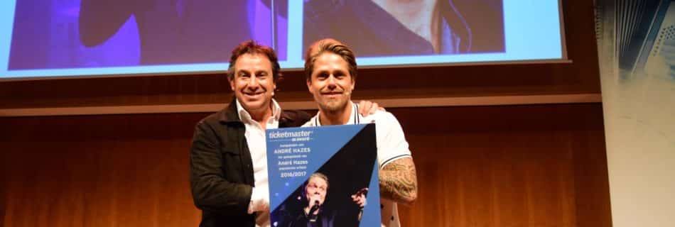 Ticketmaster Award (André Hazes en Marco Borsato - Foto: Ticketmaster (Persbericht New Influence)