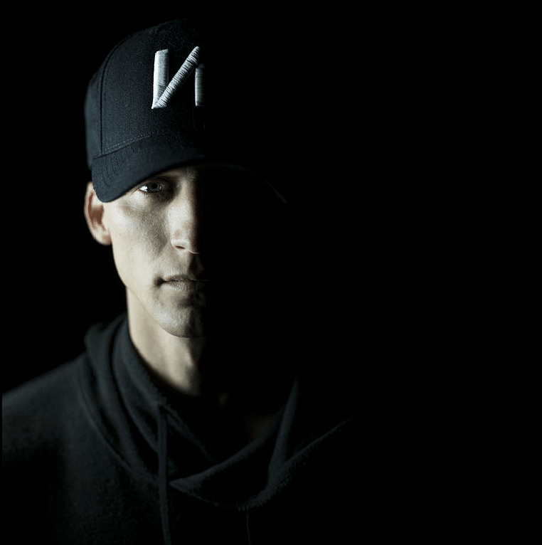 Rapper NF in april 2018 naar poppodium De Melkweg in Amsterdam