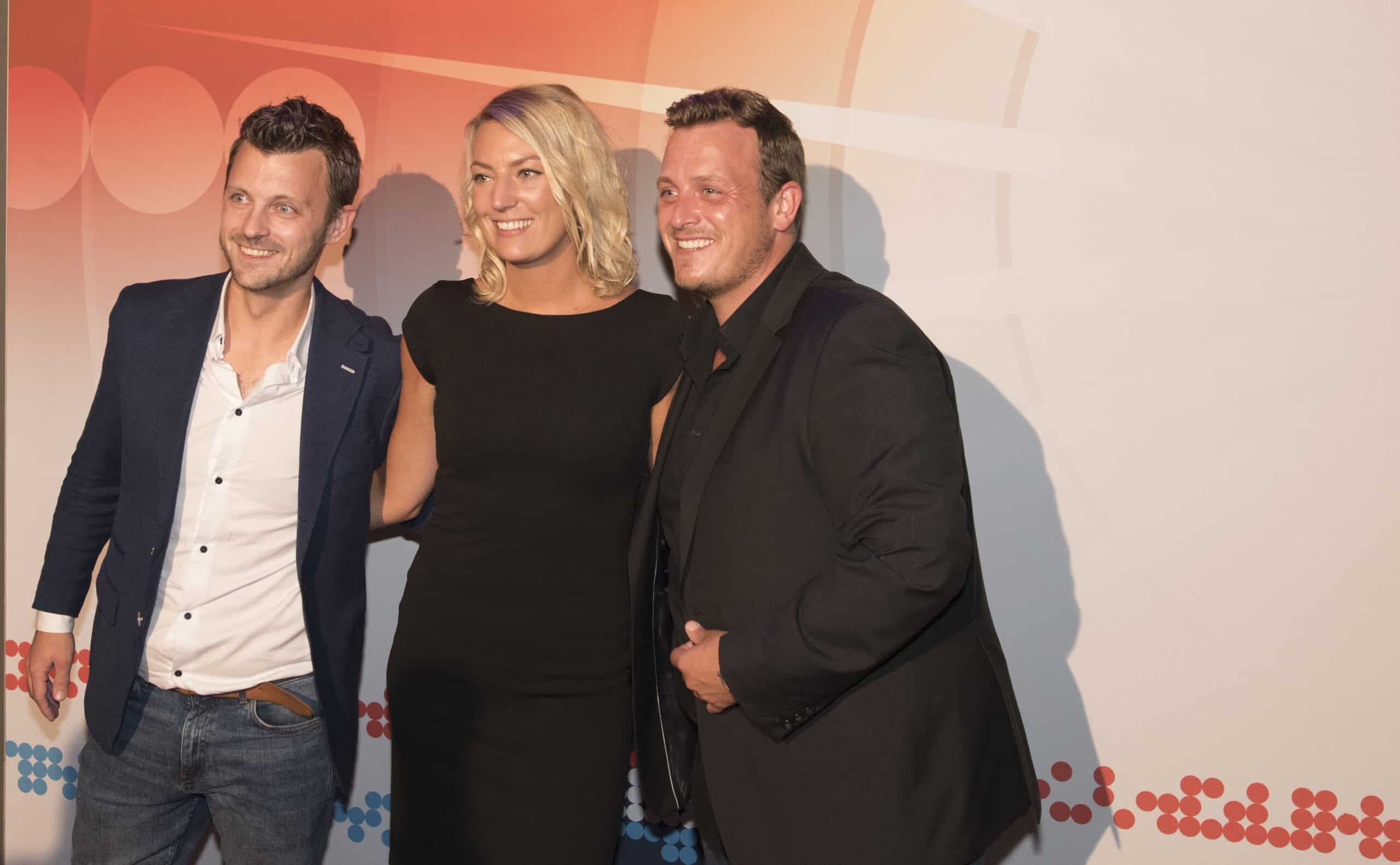 Michael Hartkamp, Yannick Berends en Joey Hartkamp tijdens Buma NL Awards 2017 - Fotocredits: Shali Blok (ArtiestenNieuws)