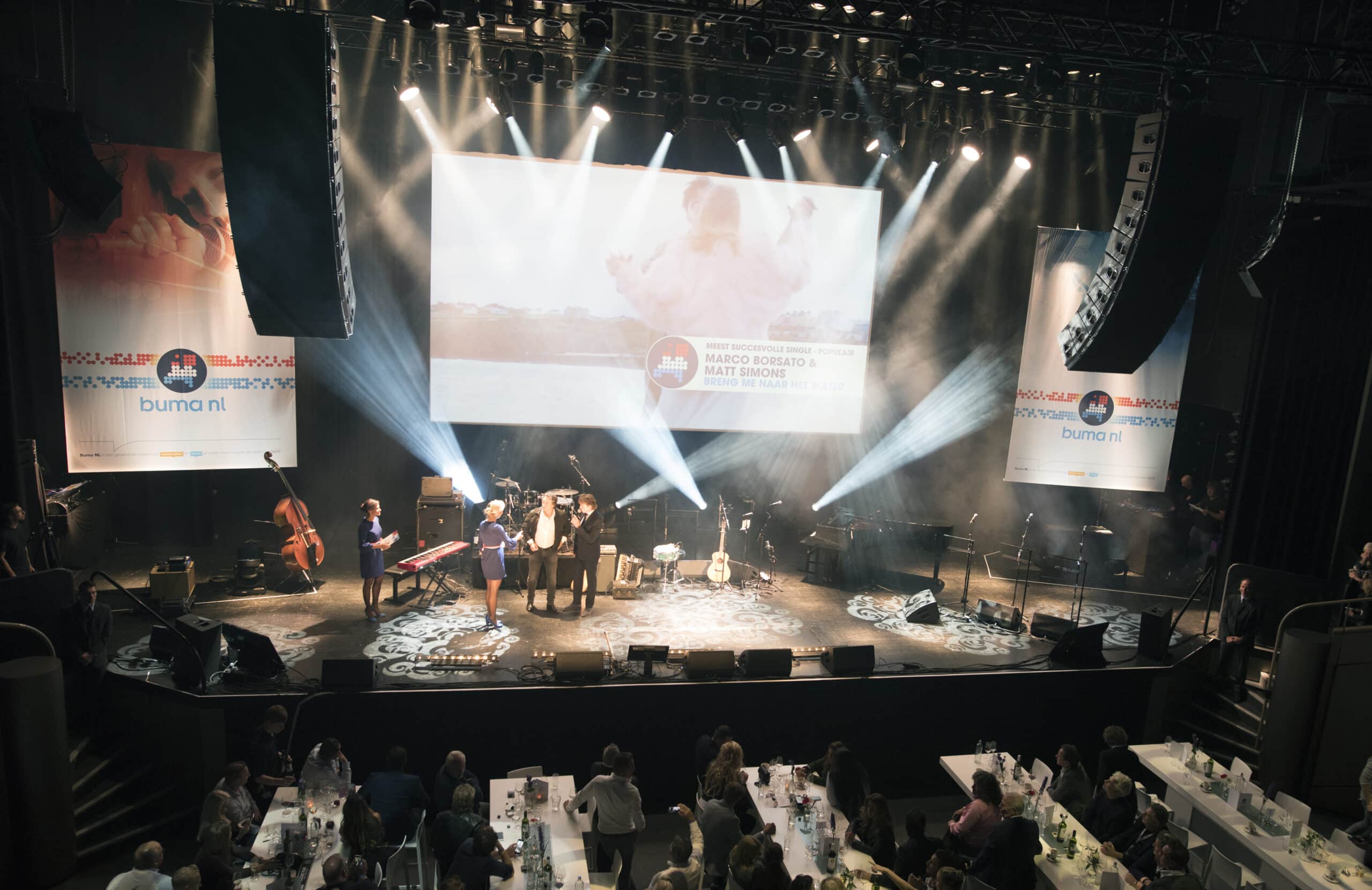 Marco Borsato en Matt Simons tijdens Buma NL Awards 2017 - Fotocredits: Shali Blok (ArtiestenNieuws)