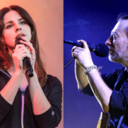 Lana Del Rey en Thom Yorke (Radiohead) - Foto's Harmony Gerber (CC BY 2.0) en Yasuko Otani (CC BY-SA 4.0)