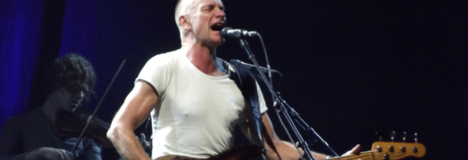 Sting AFAS Live, Bospop, Sting (cropped) - Foto: Piotr Drabik (Flickr, CC BY 2.0) Bospop