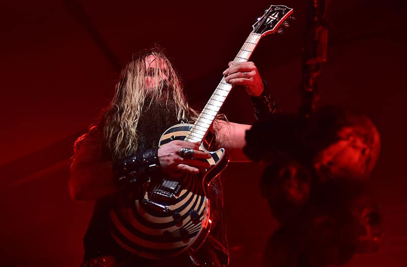 Zakk Wylde (Black Label Society, Ozzy Osbourne) - Foto Staff Sgt. Sara Keller (Wikimedia, public domain)