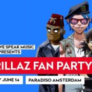 Gorillaz fan party - Bron E-mail Boudewijn Boes