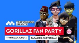 Gorillaz fan party - Bron E-mail Boudewijn Boes