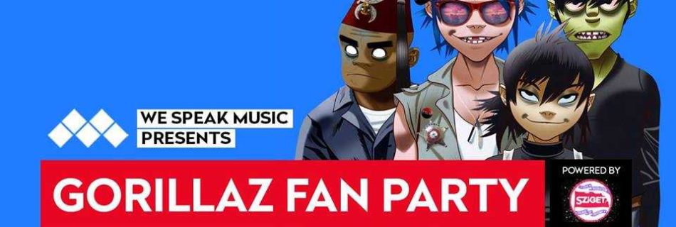 Gorillaz fan party - Bron E-mail Boudewijn Boes