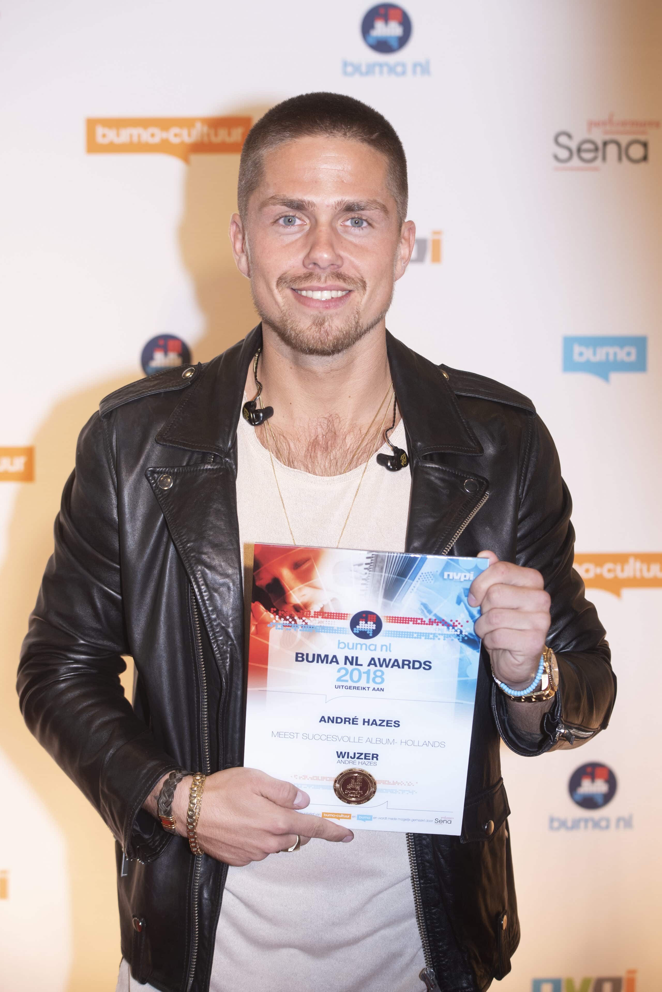 André Hazes tijdens Buma NL Awards 2018 - Fotocredits: Shali Blok (Artiestennieuws)