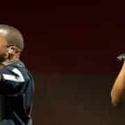 bevriende rappers Jay Z en Kanye West - Fotocredits: Watch the Throne: Jay-Z & Kanye West - Wikimedia Commons (CC BY-SA 2.0)