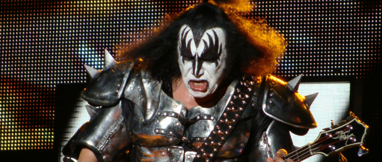 Gene Simmons (KISS) - Fotocredits: Alberto Cabello - Wikimedia Commons