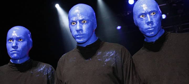 Blue Man Group - Fotocredits: Galeria de Léo Pinheiro - Picasa - Wikimedia Commons (CC BY-SA 3.0)