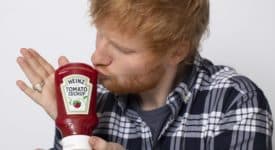 Ed Sheeran x Heinz (Cropped) - Bron: Persbericht Heinz