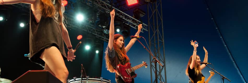 Haim - Fotocredits: Kim Metso - Bron: Wikimedia Commons (CC-BY-SA-3.0)