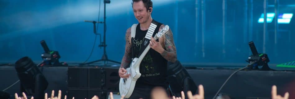 metal- en rockalbums, Matt Heafy (Trivium) - Foto: Selbymay (Wikimedia Commons, CC BY-SA 4.0)