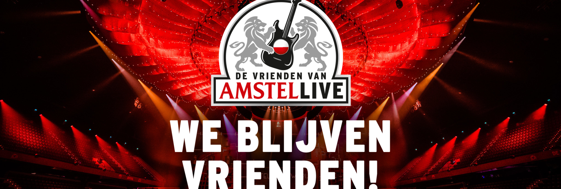 De Vrienden van Amstel LIVE 2021 gaat door als digitale editie